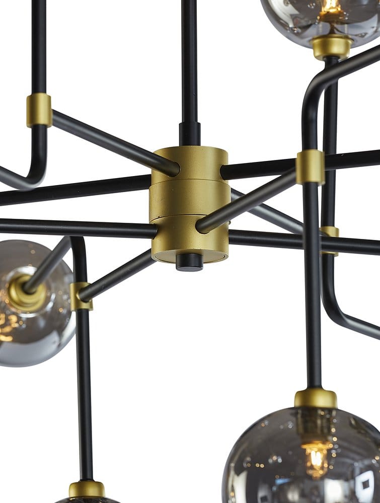 Sunpan - Ikon Deimos Chandelier - Large - Smoke Grey - 105527 view 5