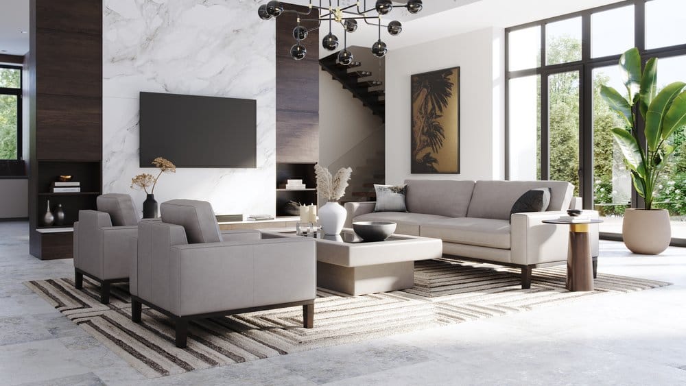 Sunpan - Ikon Deimos Chandelier - Large - Smoke Grey - 105527 view 7