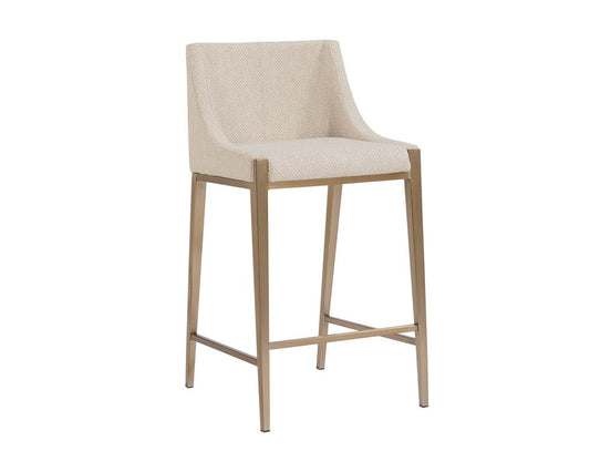Sunpan - Ikon Dionne Counter Stool - Monument Oatmeal - 108511 view 1