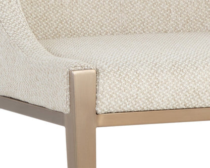 Sunpan - Ikon Dionne Dining Chair - Monument Oatmeal - 108509 view 5