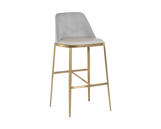 Sunpan - Ikon Dover Barstool - Napa Stone / Polo Club Stone - 107817_CLOSEOUT view 1