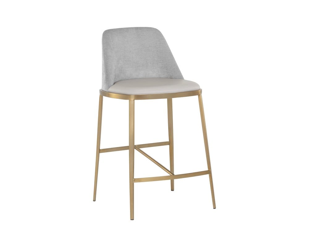 Sunpan - Ikon Dover Counter Stool - Napa Stone / Polo Club Stone - 107575_CLOSEOUT view 1