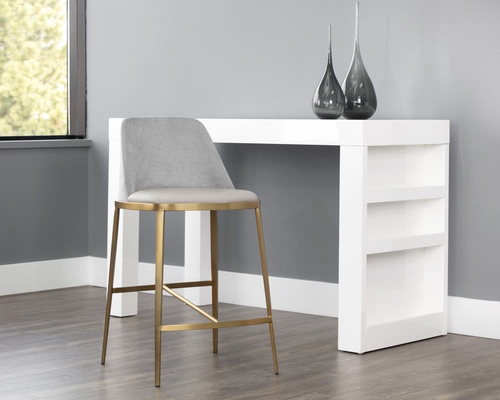 Sunpan - Ikon Dover Counter Stool - Napa Stone / Polo Club Stone - 107575_CLOSEOUT view 4