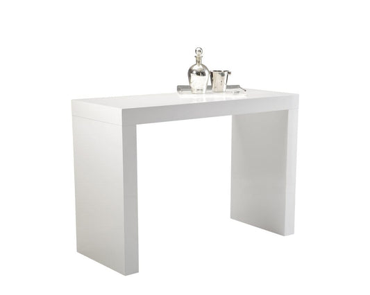 Sunpan - Ikon Faro Bar Table - High Gloss White - 50257 view 1