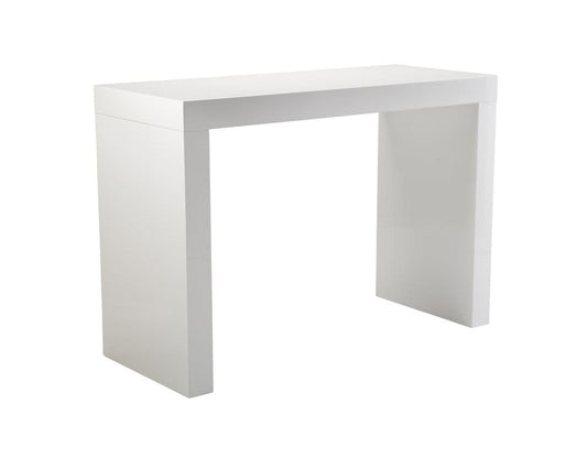 Sunpan - Ikon Faro Bar Table - High Gloss White - 50257 view 2