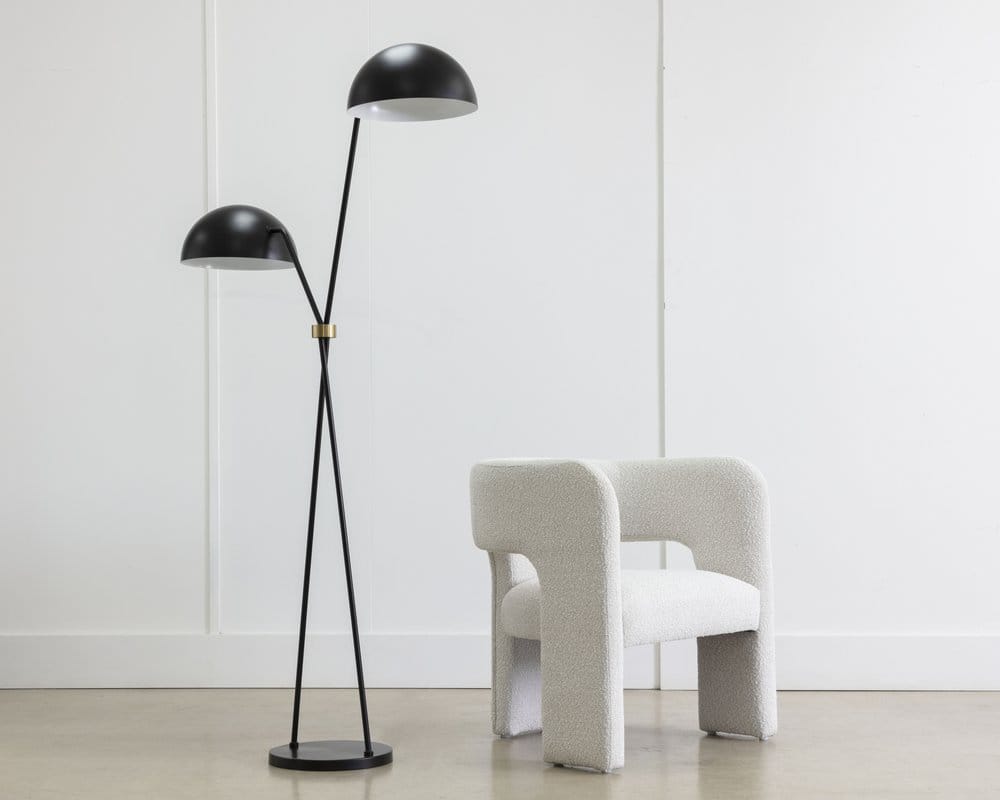 Sunpan - Ikon Faven Floor Lamp - Black - 107941 view 4