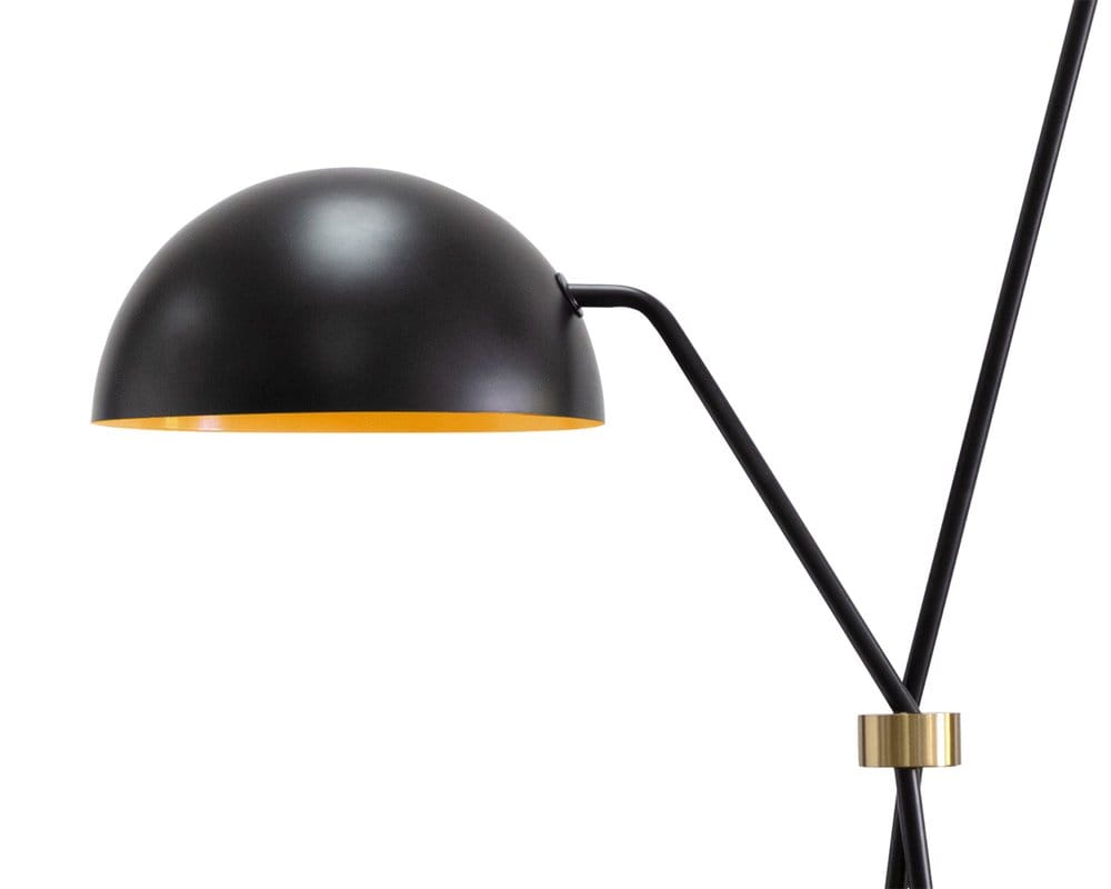 Sunpan - Ikon Faven Floor Lamp - Black - 107941 view 5