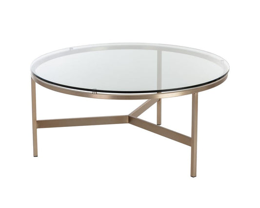 Sunpan - Ikon Flato Coffee Table - Antique Brass - 109185 view 2