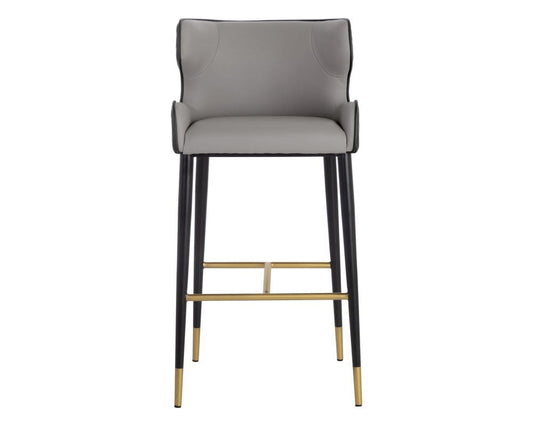 Sunpan - Ikon Gianni Barstool - Dillon Stratus / Dillon Black - 109036_CLOSEOUT view 2
