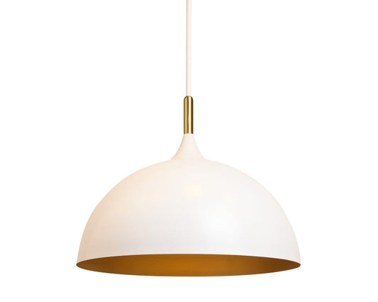 Sunpan - Ikon Lohn Pendant Light - Matte White - 107935 view 1
