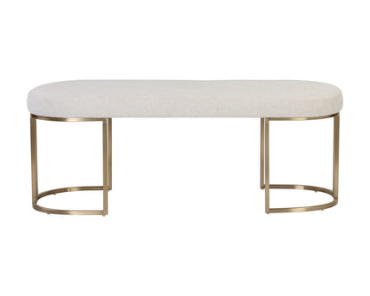 Sunpan - Ikon Rayla Bench - Belfast Oatmeal - 106182 view 2