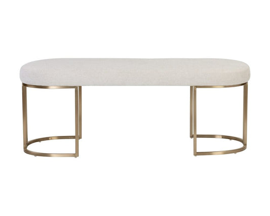 Sunpan - Ikon Rayla Bench - Belfast Oatmeal - 106182 view 2
