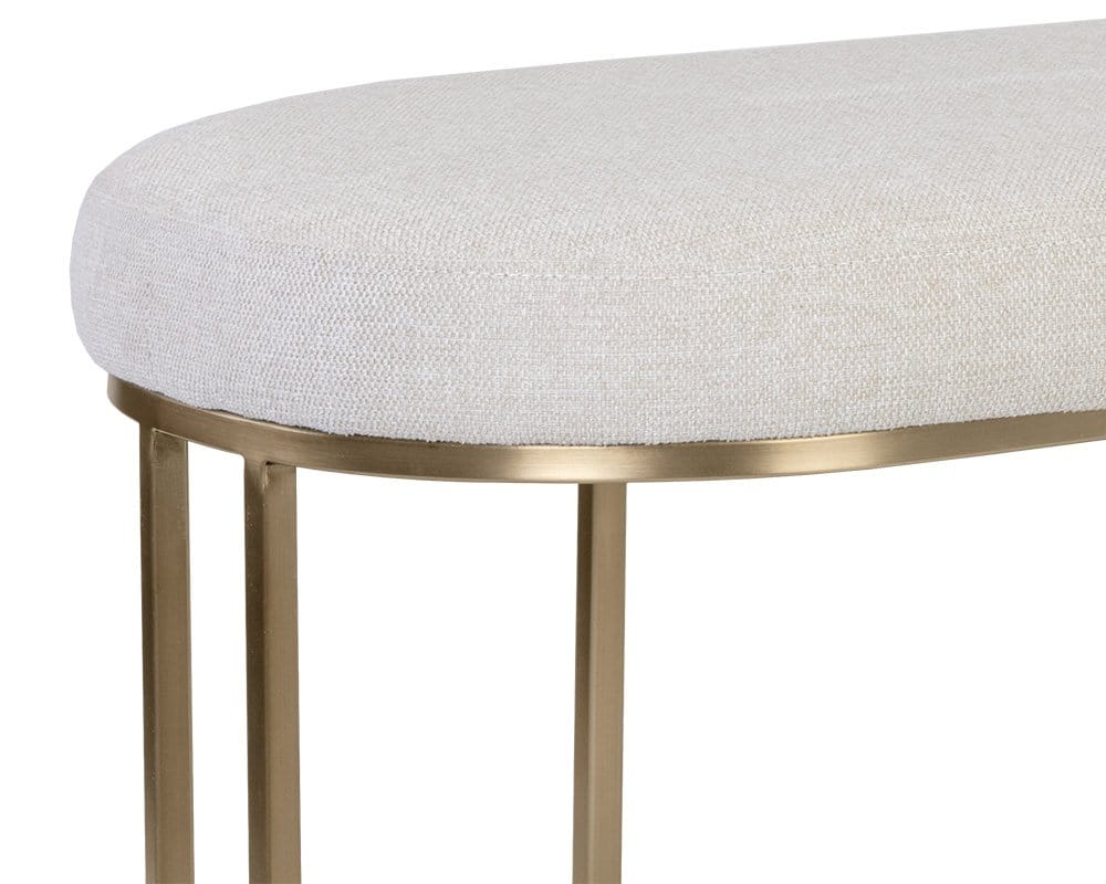Sunpan - Ikon Rayla Bench - Belfast Oatmeal - 106182 view 4