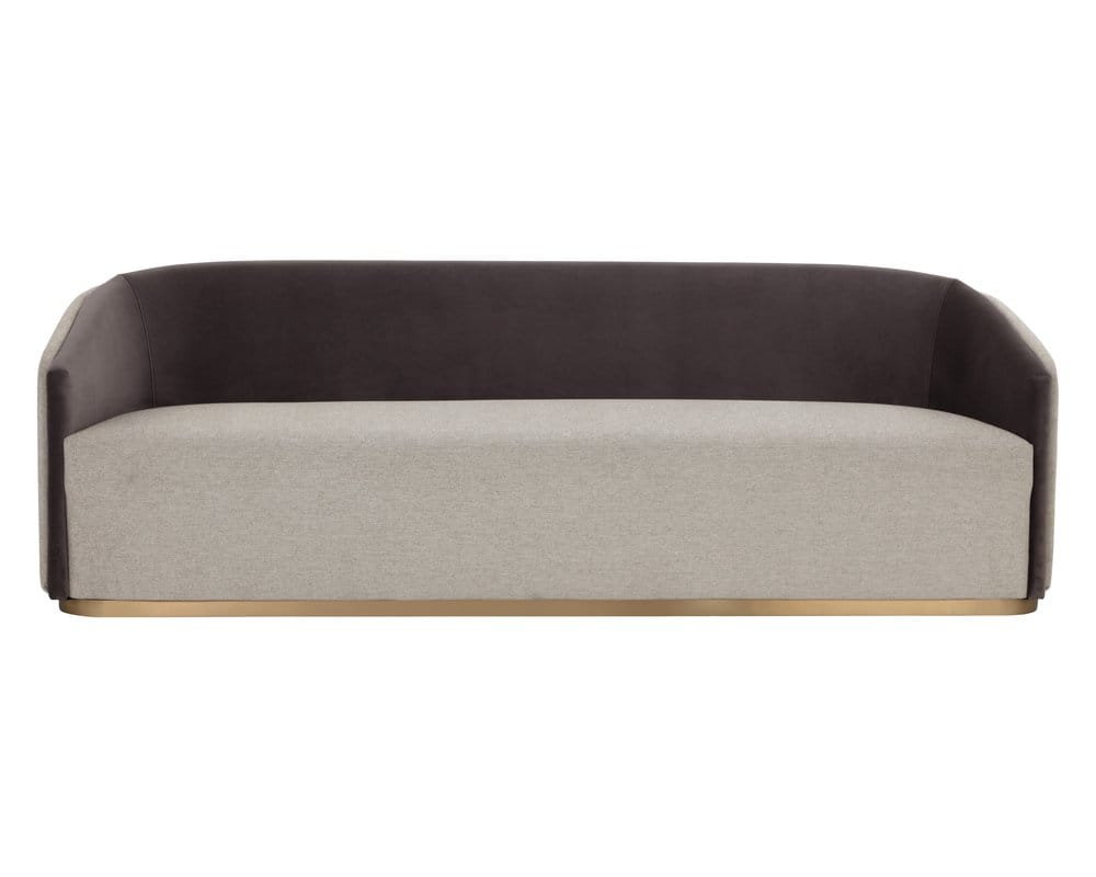 Sunpan - Ikon Sheva Sofa - Ernst Sandstone / Meg Ash - 111019 view 2