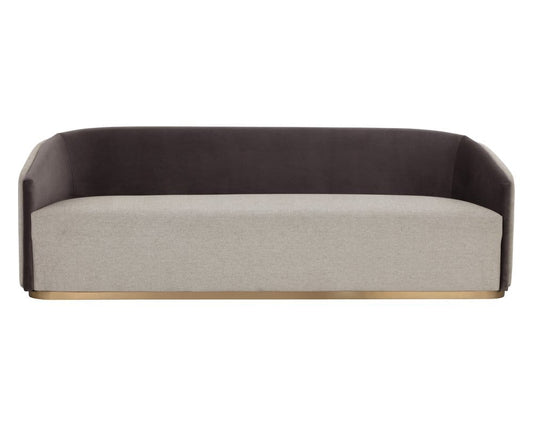Sunpan - Ikon Sheva Sofa - Ernst Sandstone / Meg Ash - 111019 view 2