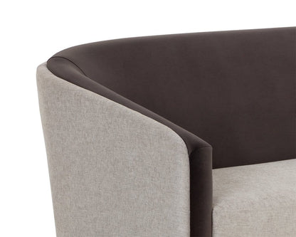 Sunpan - Ikon Sheva Sofa - Ernst Sandstone / Meg Ash - 111019 view 4