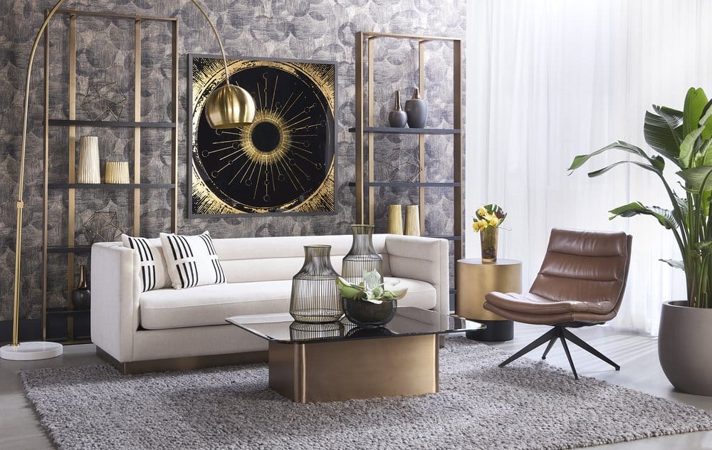 Sunpan - Ikon Talbot Sofa - Belfast Oatmeal - 108051 view 7