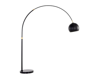 Sunpan - Ikon Vern Floor Lamp - Black - 106798 view 1