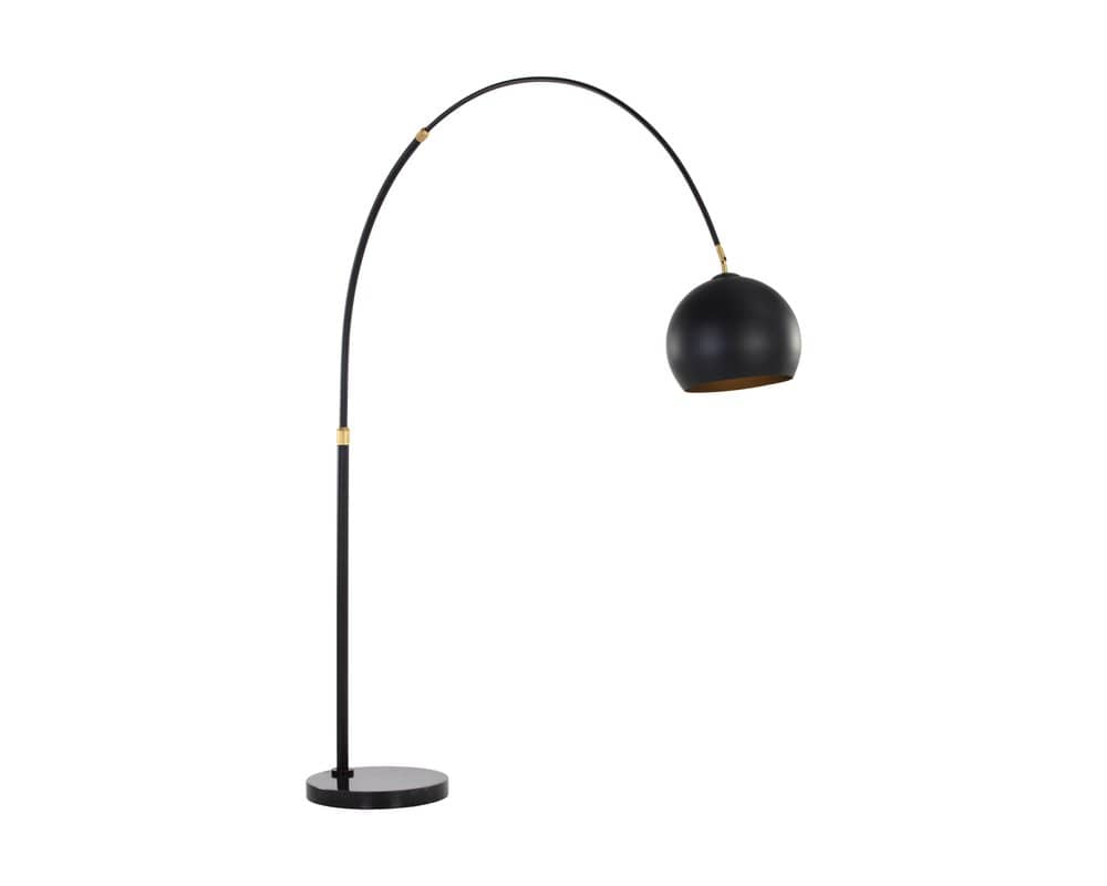 Sunpan - Ikon Vern Floor Lamp - Black - 106798 view 2