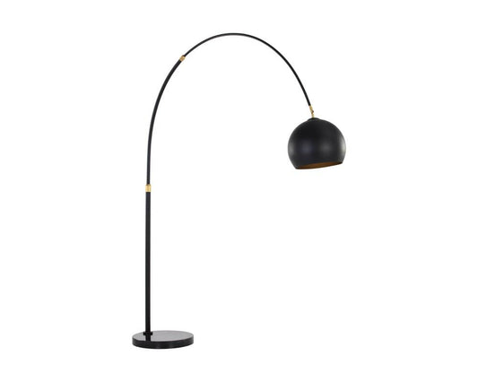 Sunpan - Ikon Vern Floor Lamp - Black - 106798 view 2