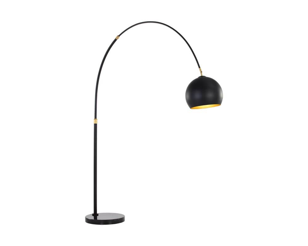 Sunpan - Ikon Vern Floor Lamp - Black - 106798 view 3