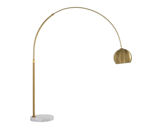 Sunpan - Ikon Vern Floor Lamp - Brass - 106797 view 1