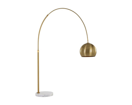 Sunpan - Ikon Vern Floor Lamp - Brass - 106797 view 2