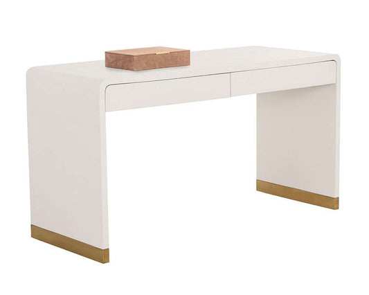 Sunpan - MIXT Ilona Desk - Oyster Shagreen - 109022 veiw 1