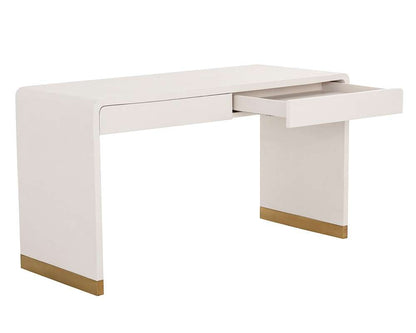 Sunpan - MIXT Ilona Desk - Oyster Shagreen - 109022 veiw 3
