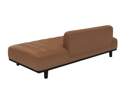 Sunpan - 5West Ilyana Daybed - Aline Butternut Leather - 111420 veiw 3