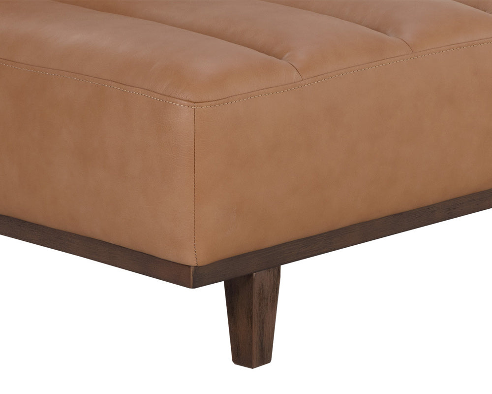 Sunpan - 5West Ilyana Daybed - Aline Butternut Leather - 111420 view 5