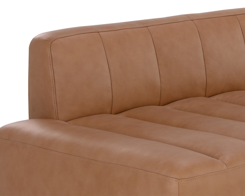 Sunpan - 5West Ilyana Daybed - Aline Butternut Leather - 111420 view 7