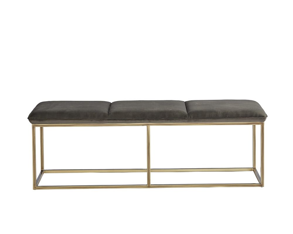 Sunpan - Irongate Alley Bench - Rustic Bronze - Piccolo Pebble - 105628 view 2