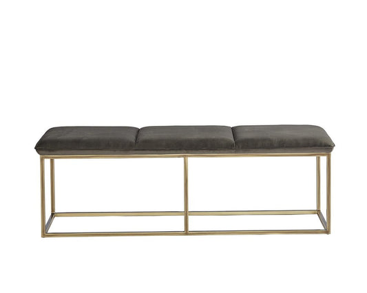 Sunpan - Irongate Alley Bench - Rustic Bronze - Piccolo Pebble - 105628 view 2