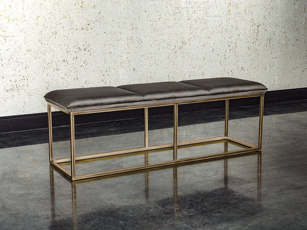 Sunpan - Irongate Alley Bench - Rustic Bronze - Piccolo Pebble - 105628 view 3