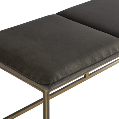 Sunpan - Irongate Alley Bench - Rustic Bronze - Piccolo Pebble - 105628 view 4