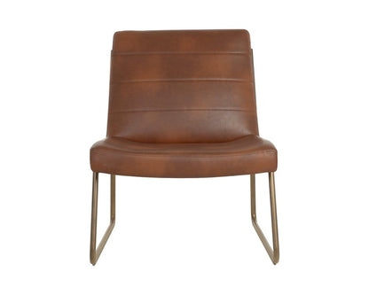 Sunpan - Irongate Anton Lounge Chair - Bravo Cognac - 104843 view 2