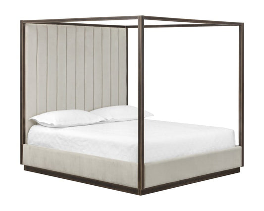 Sunpan - Irongate Casette Canopy Bed - King - Piccolo Prosecco - 106141 view 1