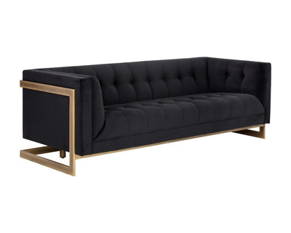 Sunpan - Irongate Ekon Sofa - Abbington Black - 104984 view 1