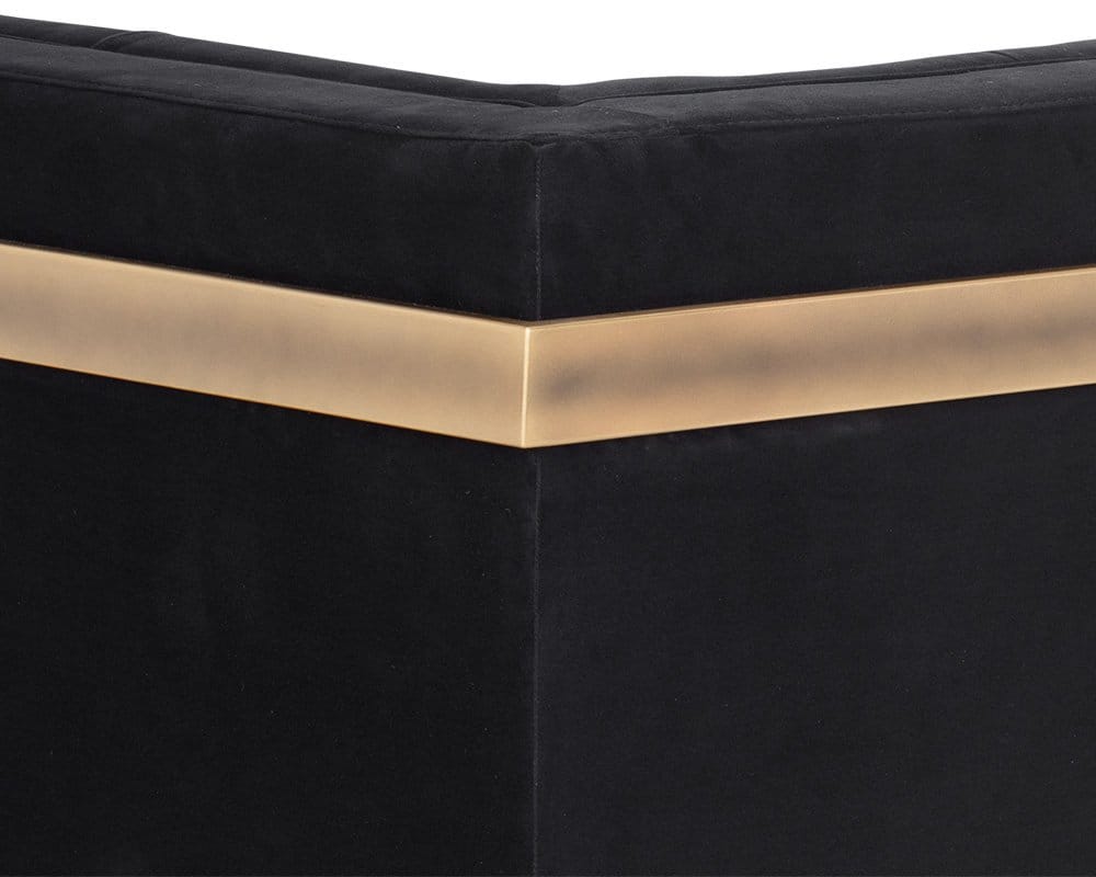 Sunpan - Irongate Ekon Sofa - Abbington Black - 104984 view 7