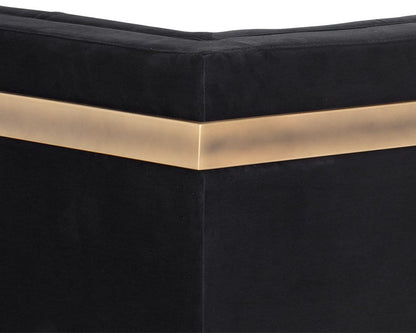 Sunpan - Irongate Ekon Sofa - Abbington Black - 104984 view 7