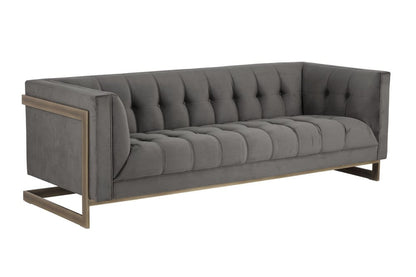 Sunpan - Irongate Ekon Sofa - Piccolo Pebble - 102775 view 1
