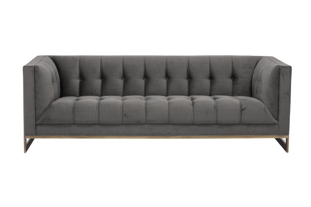 Sunpan - Irongate Ekon Sofa - Piccolo Pebble - 102775 view 2