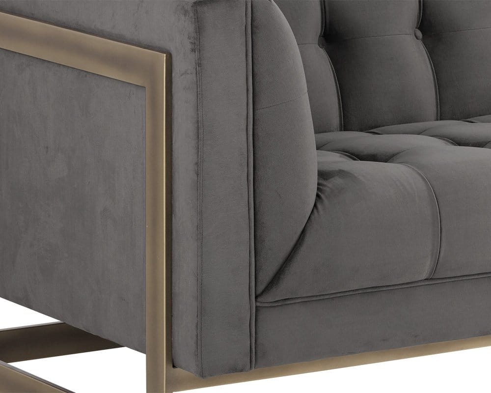 Sunpan - Irongate Ekon Sofa - Piccolo Pebble - 102775 view 5