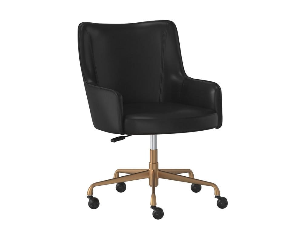 Sunpan - Irongate Franklin Office Chair - Vintage Black - 108728 view 1