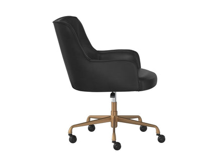 Sunpan - Irongate Franklin Office Chair - Vintage Black - 108728 view 3