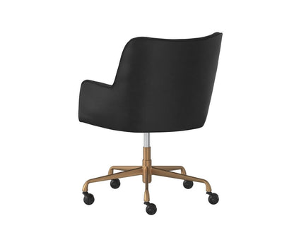 Sunpan - Irongate Franklin Office Chair - Vintage Black - 108728 view 4