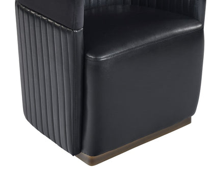 Sunpan - Irongate Genval Wheeled Lounge Chair - Abbington Black / Cantina Black - 105246 view 6