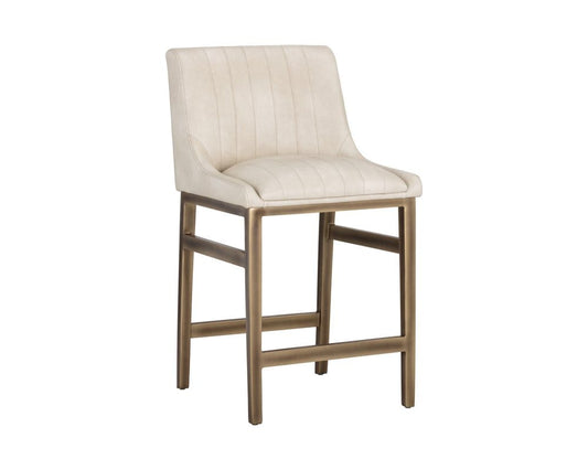 Sunpan - Irongate Halden Counter Stool - Bravo Cream - 104973 view 1