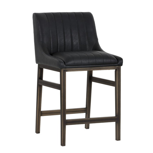Sunpan - Irongate Halden Counter Stool - Vintage Black - 101746 view 1